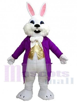 Lapin de Pâques violet Wendell Mascotte Costume Animal