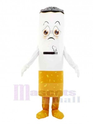 Mignonne Cigarette Mascotte Costume Dessin animé