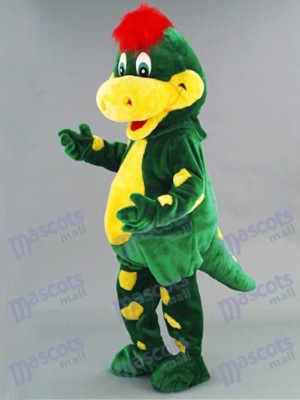 Costume de mascotte dinosaure Dino vert Animal