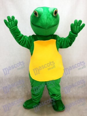 Costume de mascotte de tortue verte
