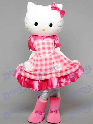 Kitty Le Chat Costume de mascotte Dessin animé animal