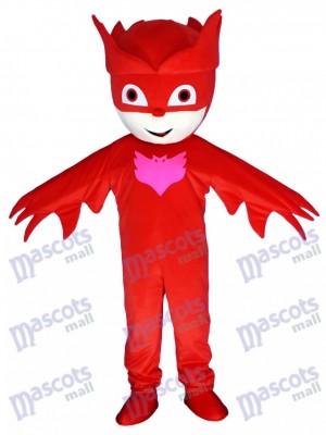 PJ Masks Amaya Owlette rouge Tenue Fille Mascotte Costume