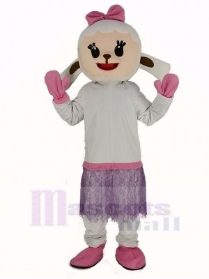 Mouton Lambie de Dr Doc Mcstuffins Mascotte Costume Dessin animé