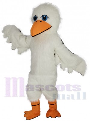 Oiseau mouette blanche Mascotte Costume Animal