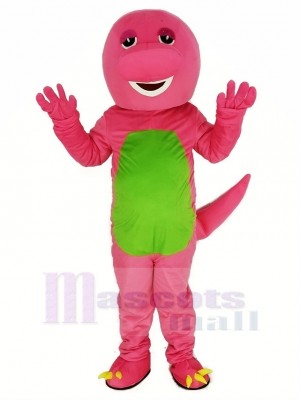 rouge Barney Dinosaure Mascotte Costume Animal