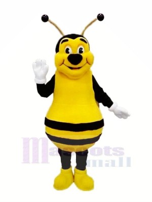 Souriant abeille Mascotte Les costumes Adulte