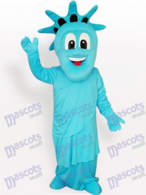 Costume de mascotte adulte bleu de la statue de la liberté