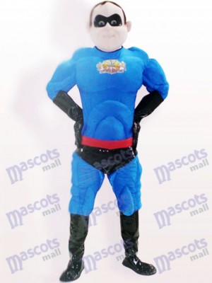 Costume de mascotte adulte de bande dessinée de Bengaline de super homme de polyester