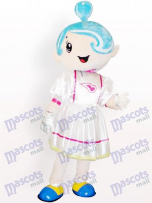 Costume de mascotte adulte Cartoon Girl de musique