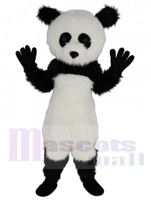 Marrant Noir et blanc Panda Costume de mascotte Animal