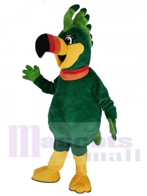 Toucan vert Oiseau Costume de mascotte Animal