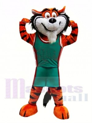 sport École tigre Costume de mascotte