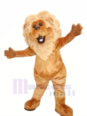 Réaliste velu Lion mascotte costumes dessin animé