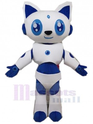 Robot chat Mascotte Costume Personnes