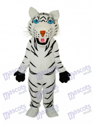blanc tigre Mascotte Costume adulte Animal
