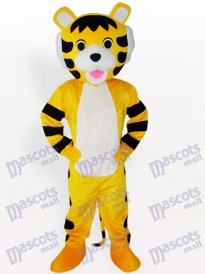 Costume de mascotte courte en peluche pour petit tigre