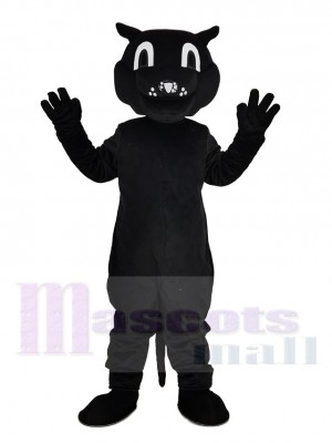 Drôle Noir Patrick Panthère Mascotte Costume Animal