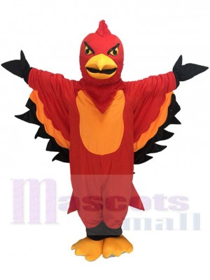 Nouveau Costume de mascotte rouge et orange Thunderbird