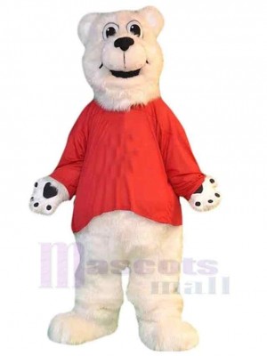 Ours polaire léger Mascotte Costume Pour adultes Têtes de mascotte