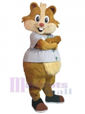 Hamster costume de mascotte