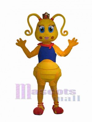 Jaune Fourmi Mascotte Costume Insecte