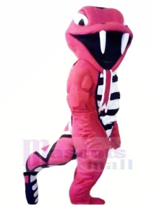 Féroce rouge Cobra Mascotte Les costumes