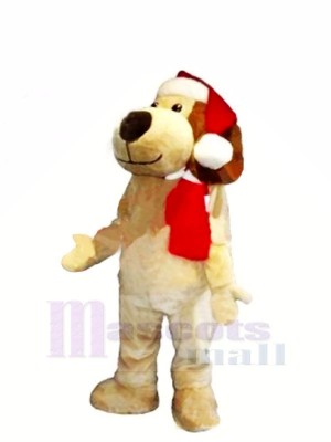 Noël Chien avec Gros Nez Mascotte Les costumes Animal