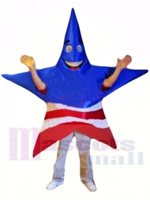 American Patriot Star Costume de mascotte
