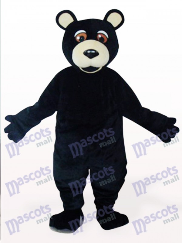 Costume de mascotte en peluche ours noir