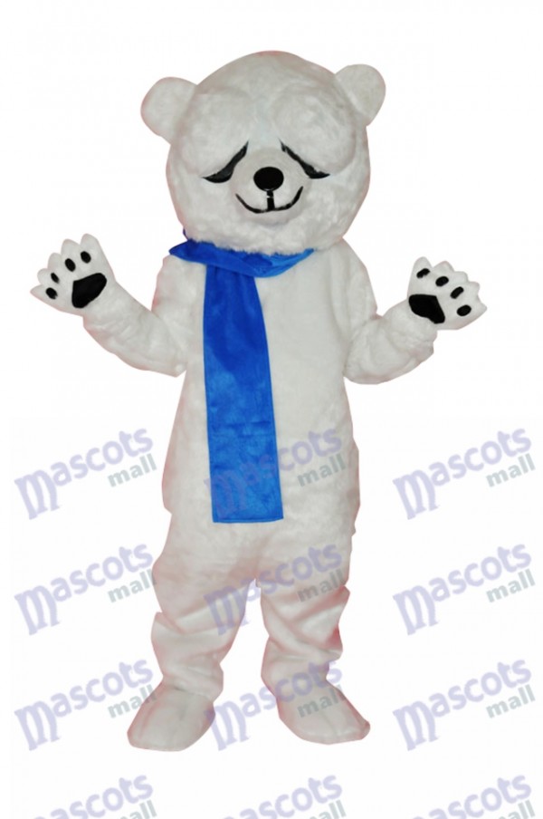 Costume de mascotte adulte mignon ours polaire Animal