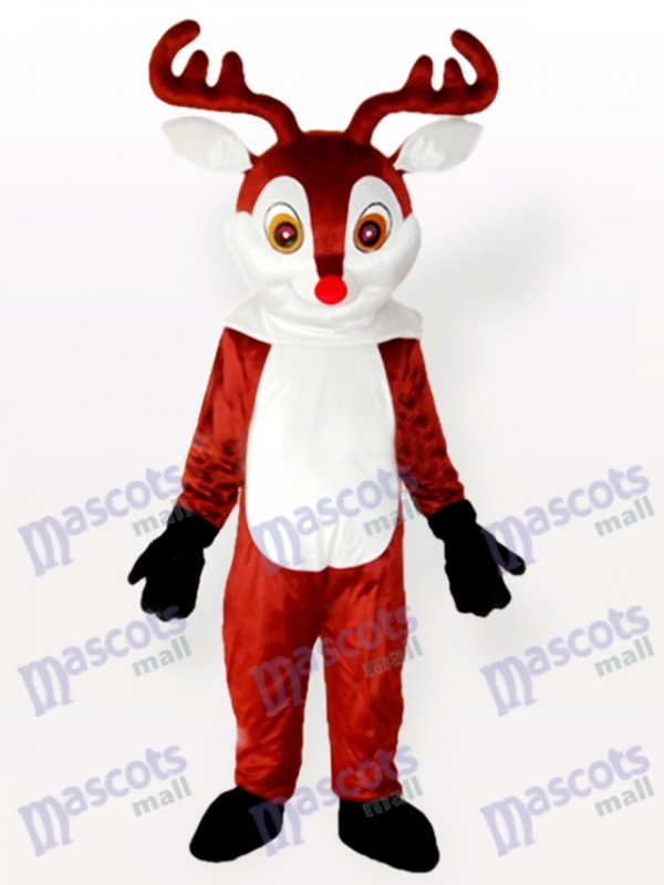 Costume de mascotte adulte brun petit renne