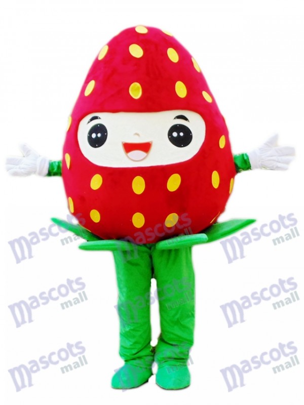 Costume de mascotte aux fraises