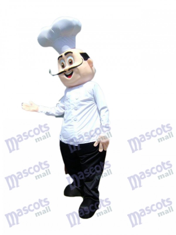 Restaurant Promotion Chef Cook Mascotte Costume de bande dessinée
