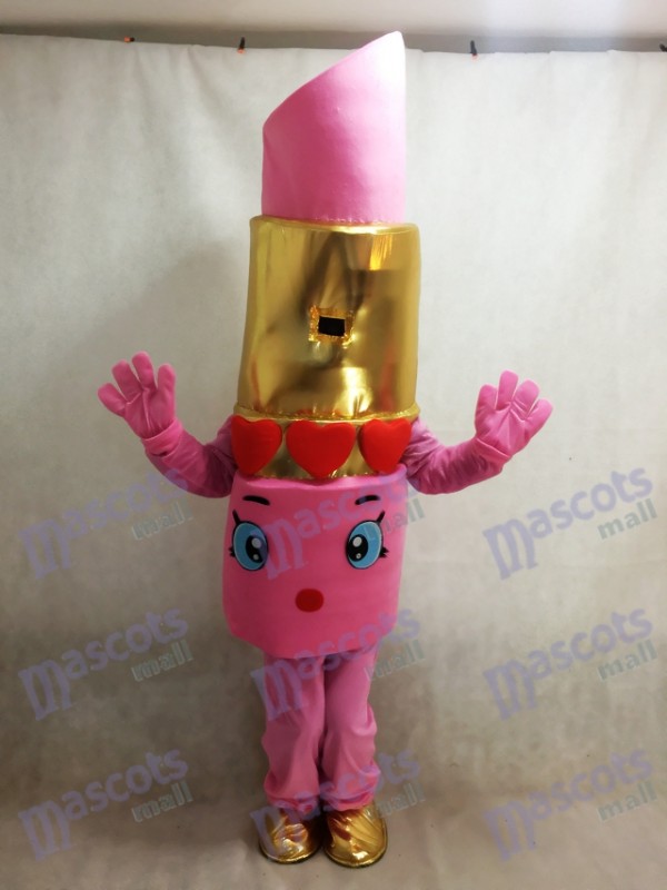 Déguisement mascotte Lipstick de Lips Shop Pink Shopkins