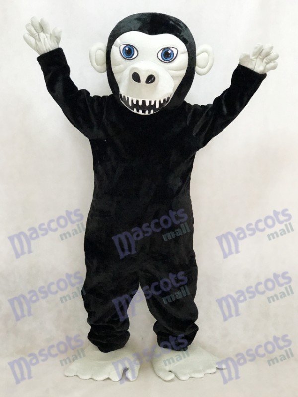 Nouveau Costume de mascotte gorille noire Animal