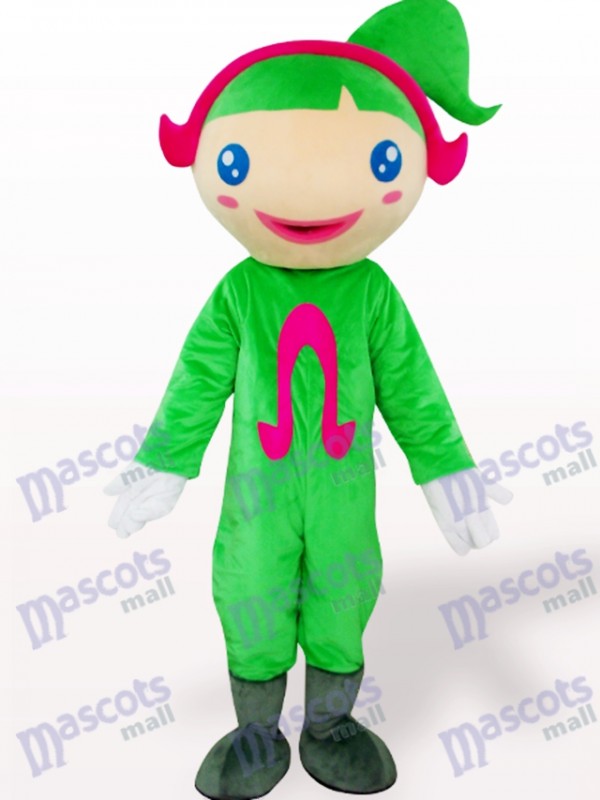 Costume de mascotte adulte vert Ohm Cartoon