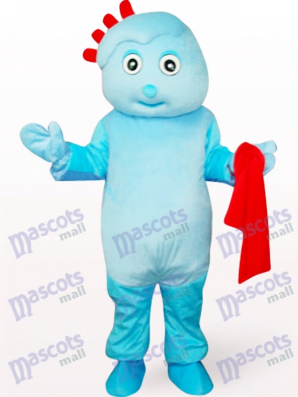 Costume mignonne garçon en mascotte bleue