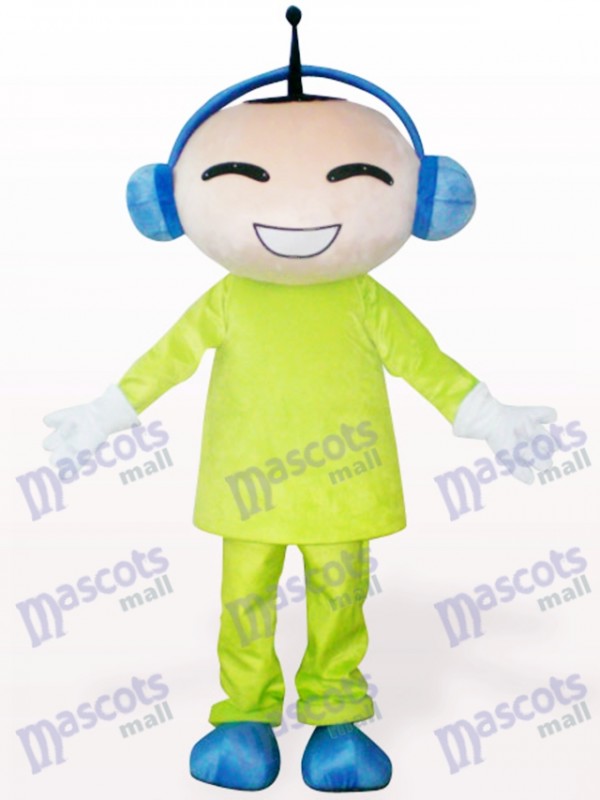 Costume de mascotte de bande dessinée de poupée d'antenne