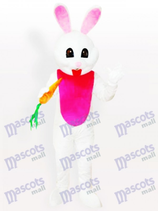 Costume de mascotte de lapin de carotte lapin de Pâques adulte