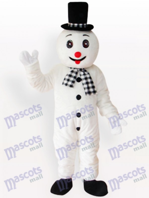 Costume de mascotte de Noël de Noël de bonhomme de neige